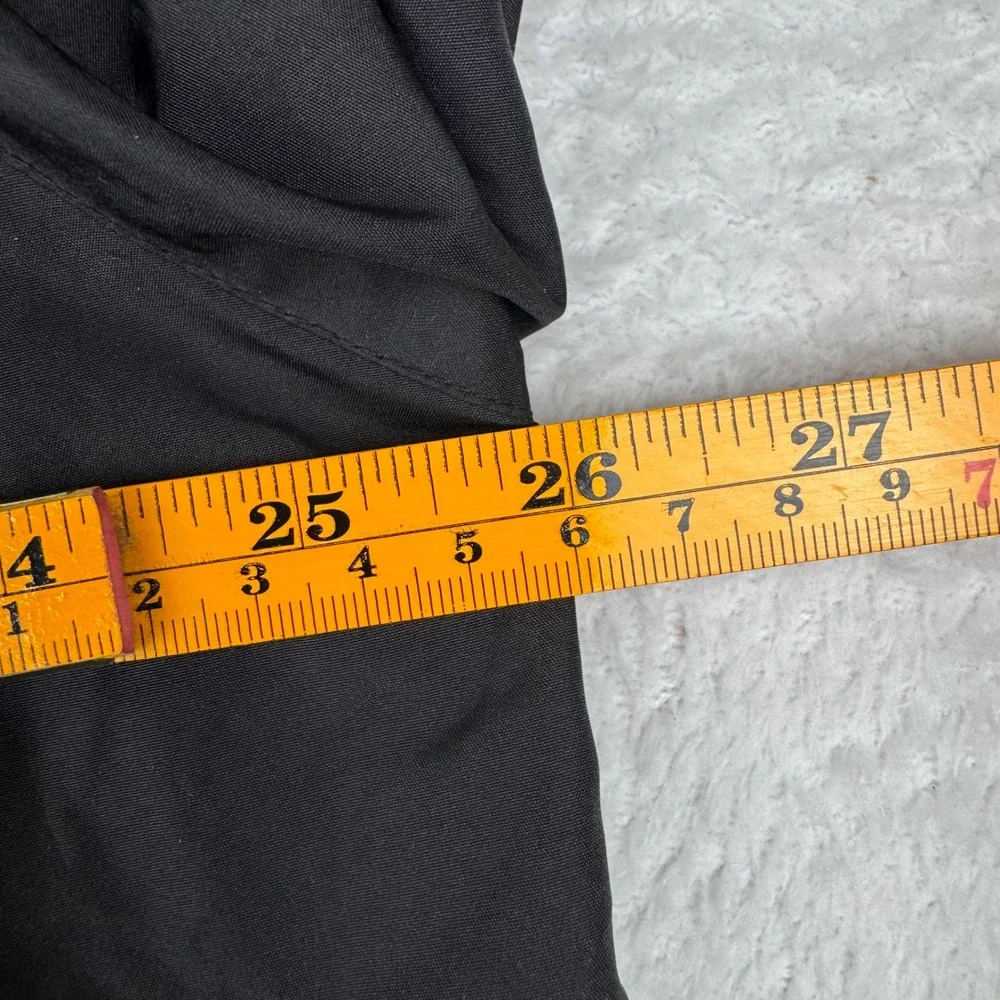 Eddie Bauer Windbreaker Mens XL Black Full Zip Packable Hood Mesh Lined Jacket